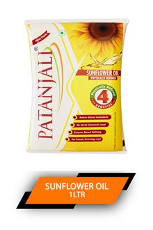 Patanjali Sunflower Oil Pouch 1ltr